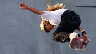Brown, 14, wins skateboarding park gold at World Championships in Sharjah, UAE