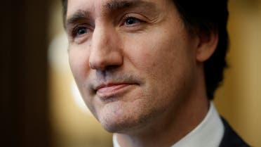 Canada's Prime Minister Justin Trudeau speaks to media in the House of Commons foyer on Parliament Hill in Ottawa, Ontario, Canada February 1, 2023. (Reuters)