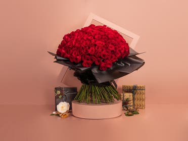 A bouquet and gift bundle created by Floward. (Supplied)