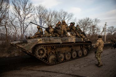 الجيش الأوكراني في جبهات القتال في باخموت