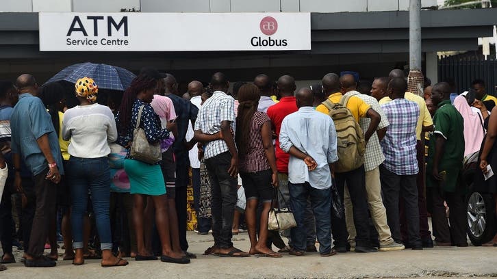 Protests break out in Nigerian city over cash shortages