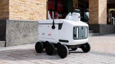 Talabot, Ai-powered last-mile food delivery robot in Dubai. (File photo)