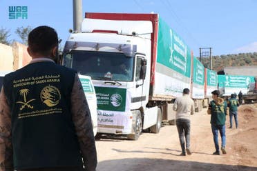 KSRelief teams help victims of the earthquake in Syria. (SPA)