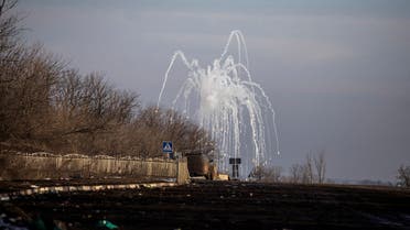 من القصف الروسي على باخموت شرق أوكرانيا - رويترز