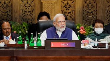 India's Prime Minister Narendra Modi attends a session during the G20 Leaders' Summit, in Nusa Dua, Bali, Indonesia, November 16, 2022. (Reuters)