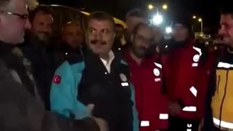 ویڈیو دیکھیے،  ترکیہ کے  وزیر صحت کے سامنے چمنی  میں دھماکہ ہوگیا