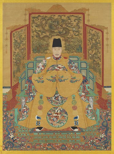 رسم تخيلي للإمبراطور الصيني جيا جينغ