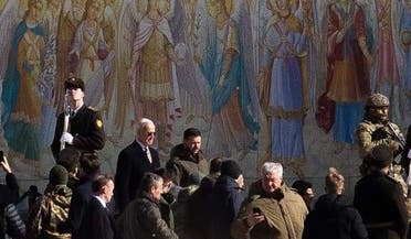 US President Joe Biden has made an unannounced trip to Kyiv. (Twitter)