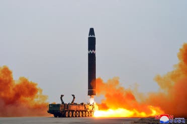 الصاروخ العابر للقارات الذي أطلقته كوريا الشمالية السبت