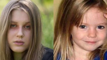 Julia Wendel (L) claims to be Madeleine McCann, a British toddler who disappeared 16 years ago. (Twitter)