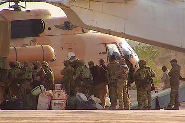 صورة نشرها الجيش الفرنسي مؤكداً أنها تظهر مرتزقة روس في مالي (أرشيفية)