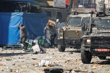 من الاشتباكات في نابلس - رويترز