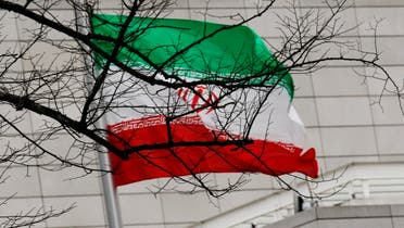 Iran’s national flag is pictured at Iran’s embassy to Germany in Berlin, on December 1, 2011. (Reuters)