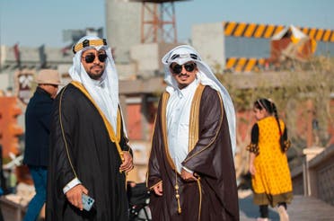 Saudi Founding Day celebrations in Riyadh. (Twitter)