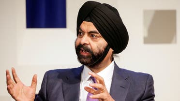Mastercard President and CEO Ajay Banga speaks during the Department of Homeland Security's Cybersecurity Summit in Manhattan, New York, July 31, 2018. (Reuters)