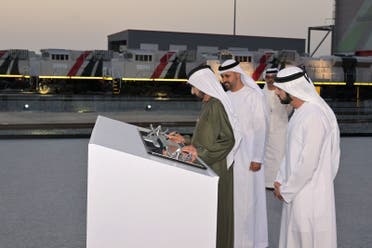 Sheikh Mohammed bin Rashid, Vice President and Ruler of Dubai, has officially opened the UAE's freight train network, the latest stage of Etihad Rail, the country’s mega national network project. (WAM)