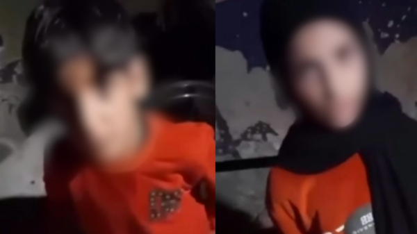 He pounced on them while they were asleep.. A video of a father attacking his two children at night shakes Iraq