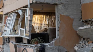 A general view of destroyed apartment in the aftermath of the deadly earthquake in Antakya, Hatay province, Turkey, February 20, 2023. REUTERS/Eloisa Lopezh
