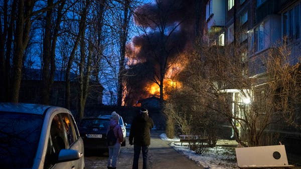 Explosions in Kiev.. and declaring a state of alert in several regions