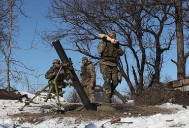قوات أوكرانية في محيط باخموت(فرانس برس)
