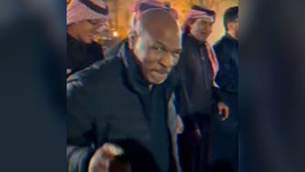 Watch: Mike Tyson performs Saudi Samri dance before Fury vs. Paul boxing match