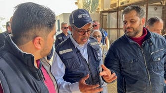 WHO chief visits opposition-held Syria for first time after quake       