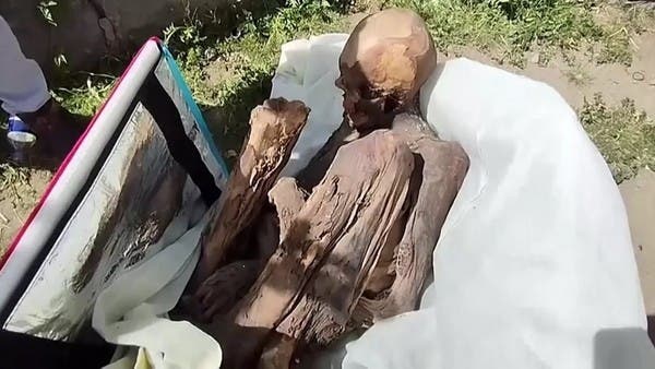 She sleeps beside him and he takes care of her.. With a delivery man’s bag, they find an 800-year-old mummy