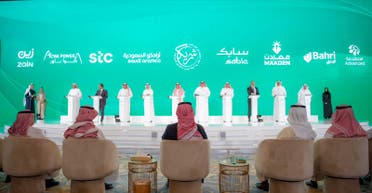 Saudi Arabia's Crown Prince Mohammed bin Salman at the Shareek program signing ceremony. (SPA)