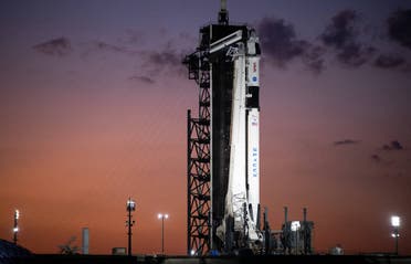 A SpaceX Falcon 9 rocket with the company's Dragon spacecraft on top is seen at sunset on the launch pad at Launch Complex 39A as preparations continue for the Crew-6 mission, Tuesday, Feb. 28, 2023, at NASA’s Kennedy Space Center in Florida. NASA’s SpaceX Crew-6 mission is the sixth crew rotation mission of the SpaceX Crew Dragon spacecraft and Falcon 9 rocket to the International Space Station as part of the agency’s Commercial Crew Program. (Supplied: NASA)