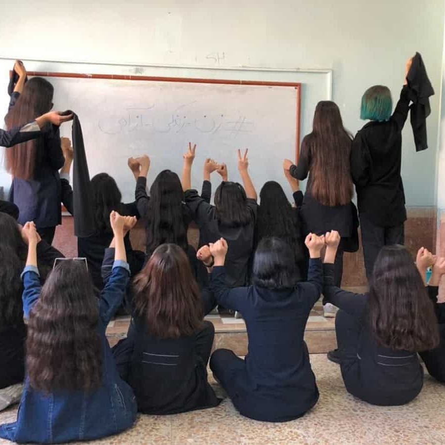 Vintage Schoolgirl German - Iranian schoolgirls 'forced to watch porn' to dissuade protests: Report |  Al Arabiya English