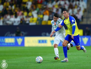 رونالدو في مباراة النصر الأخيرة أمام الباطن