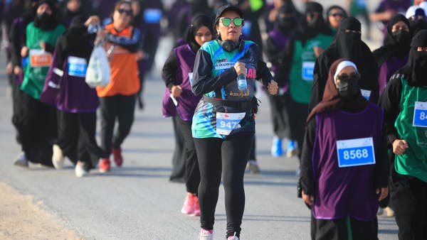 With the participation of 6 age groups.. 10 thousand participants in the “Al-Hasa Run” race