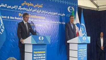 کنفرانس مشترک مطبوعاتی گروسی و اسلامی در تهران