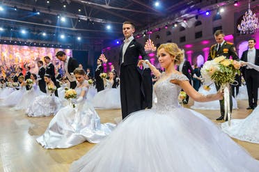 Debutantes perform at the Vienna Ball. (Supplied)