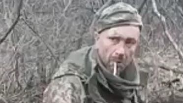 الجندي الأوكراني (صورة نشرها أوكرانيون على مواقع التواصل)