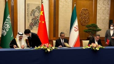 امضای توافقنامه ازسرگیری روابط میان سعودی و ایران
