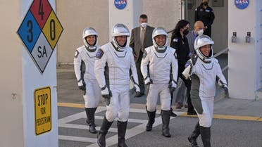  NASA's Crew 5 members depart their crew quarters for launch aboard a SpaceX Falcon 9 rocket at the Kennedy Space Center in Cape Canaveral, Florida, US October 5, 2022. (File Photo: Reuters)