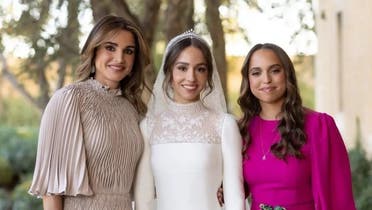 اردن کی شہزادی ایمان اپنی شادی کے موقع پر