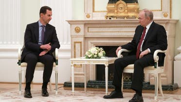 دیدار پوتین با اسد در مسکو