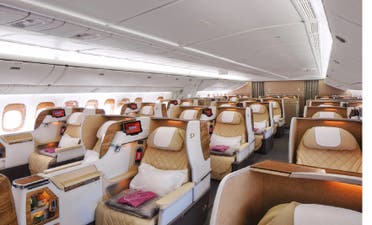 Emirates Boeing 777-200LR business class