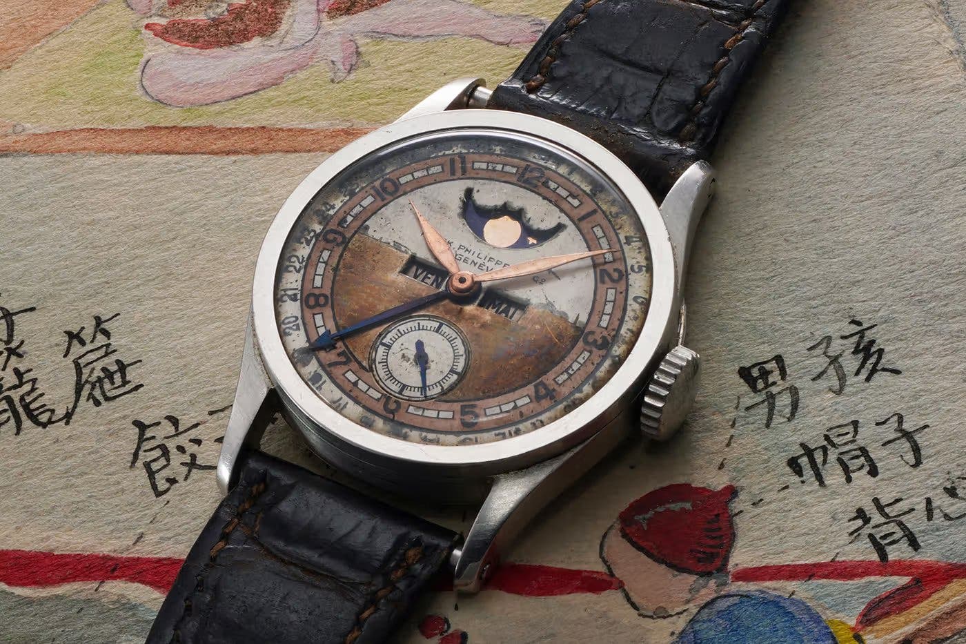 Patek Philippe watch worn by last emperor of China sells for 5.1