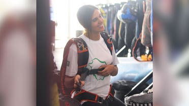 One of the first Saudi women to receive a skydiving license, Razan al-Ajami. (Instagram)