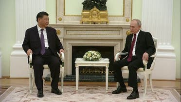 من لقاء بوتين والرئيس الصيني