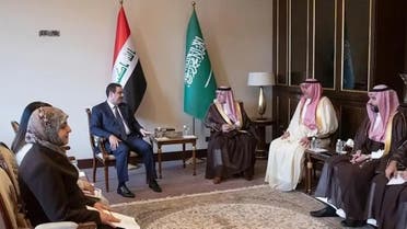سعودی وزیر تجارت اور عراقی وزیر اعظم کی ملاقات