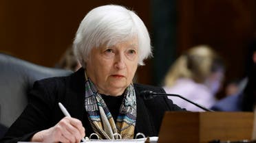 U.S. Treasury Secretary Janet Yellen testifies about the Biden Administration's FY2024 federal budget proposal before the Senate Finance Committee in the Dirksen Senate Office Building on Capitol Hill on March 16, 2023 in Washington, DC. (AFP)