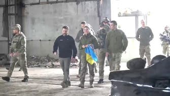 زلنسکی با حضور در باخموت از دفاع و پایمردی سربازان اوکراینی تمجید کرد