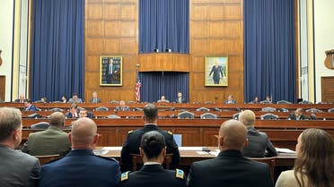 CENTCOM Gen. Erik Kurilla during a hearing with the House Armed Services Committee. (Al Arabiya English)