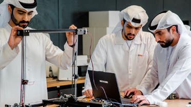 Emirati engineers creating prosthetic limbs using 3D printing technology at the Sharjah Research, Technology and Innovation Park (SRTIP). (Supplied)