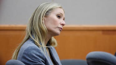 Gwyneth Paltrow sits in court during an objection by her council at her ski crash trial, in Park City, Utah, U.S., March 23, 2023. (Reuters)
