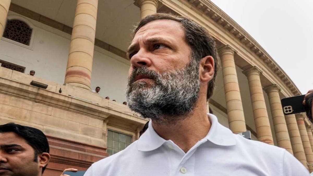 India's opposition leader Rahul Gandhi condemns the Modi government over  violence in Manipur